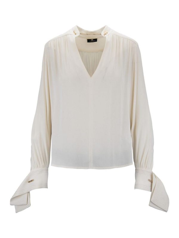 Elisabetta Franchi Chemise - Crème