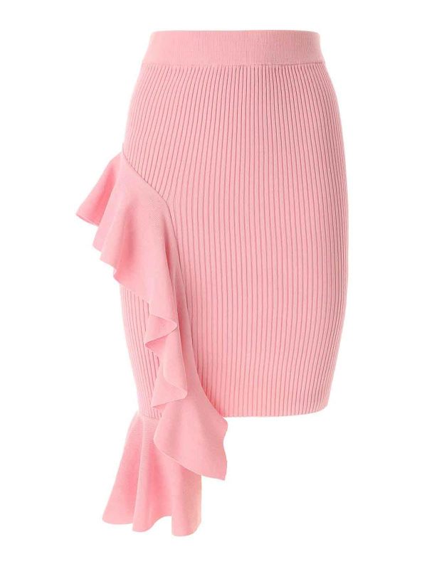 Moschino Jeans Jupe Midi - Rose