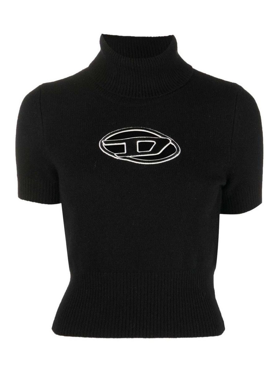 Diesel Pull Col Roulé - Noir