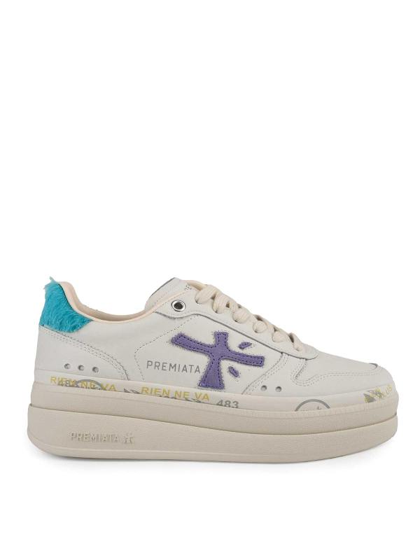 Premiata Baskets - Blanc
