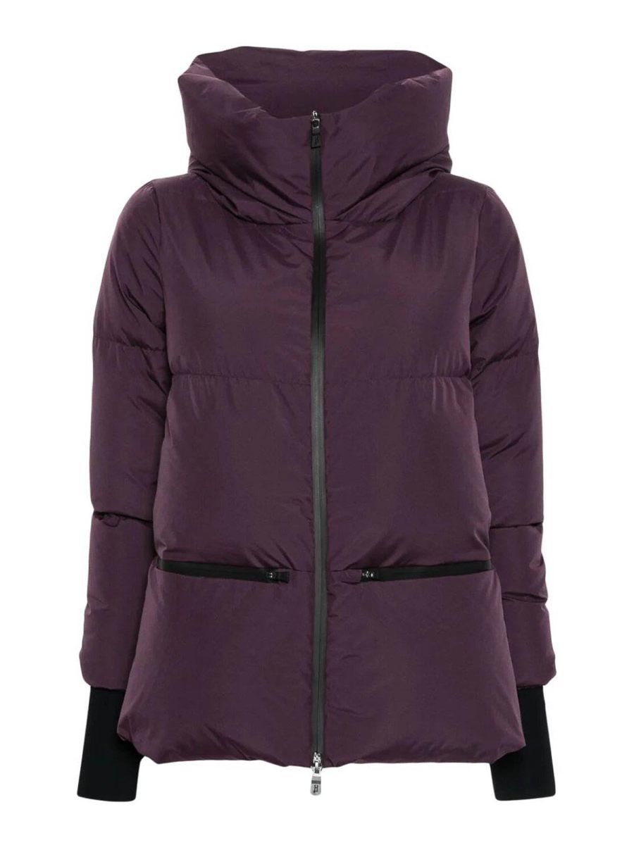 Herno Manteau Court - Rouge Brun