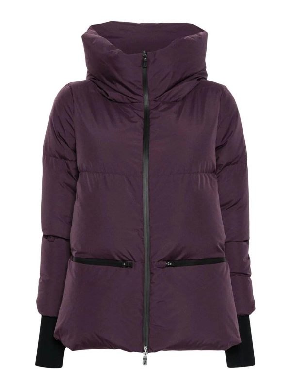 Herno Manteau Court - Rouge Brun
