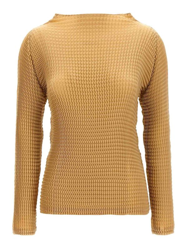 Pleats Please Issey Miyake Blouse - Beige