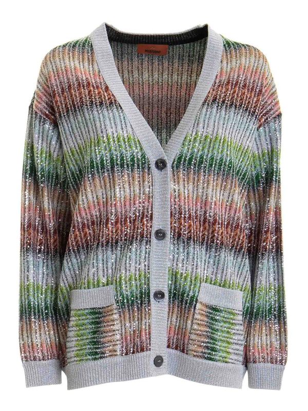Missoni Pull Col Rond - Multicolore