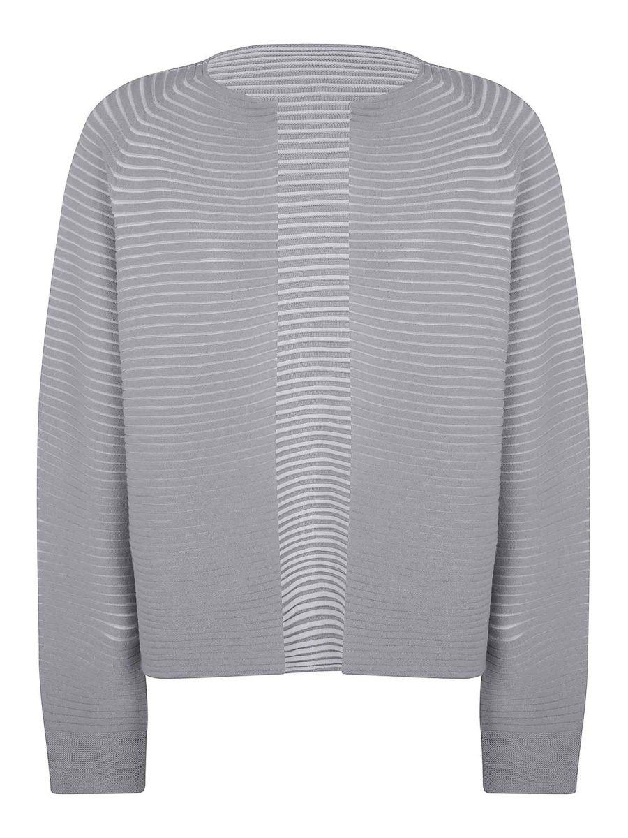 Pleats Please Issey Miyake Cardigan - Gris