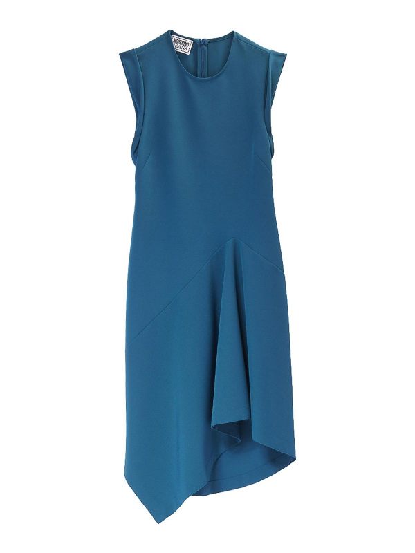 Moschino Jeans Robe Au Genou - Bleu