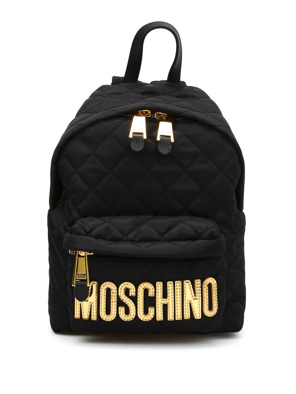 Moschino Sac À Dos Noir Pour Femme