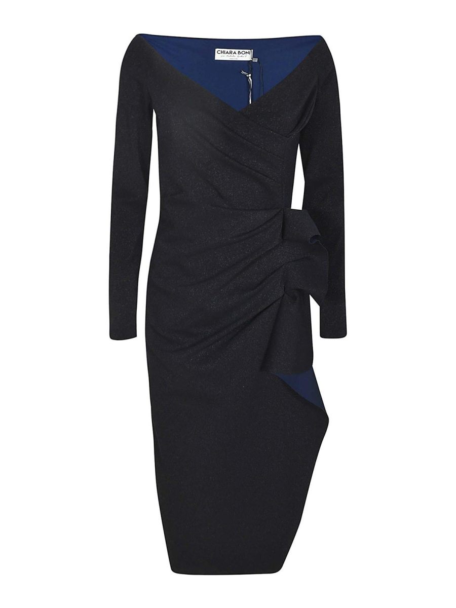 Chiara Boni La Petite Robe Robe Au Genou - Bleu
