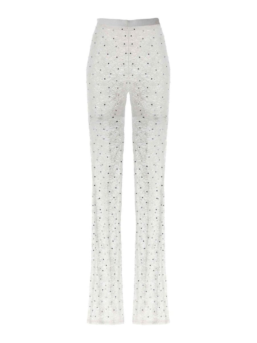 Alessandra Rich Leggings - Blanc