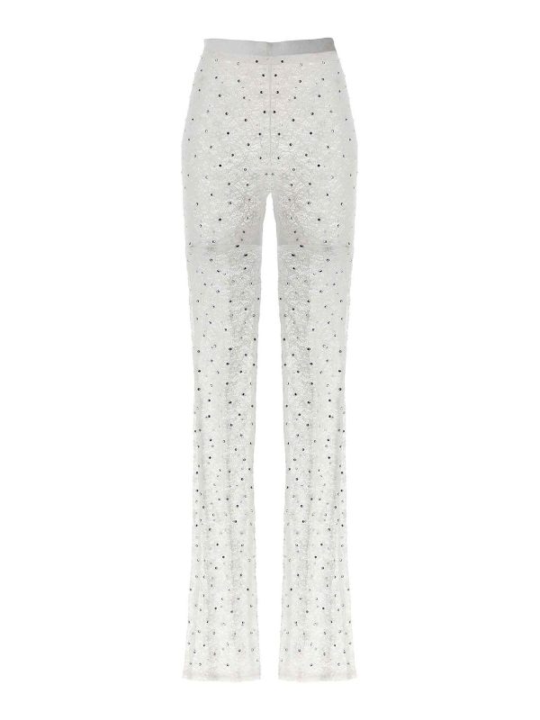 Alessandra Rich Leggings - Blanc