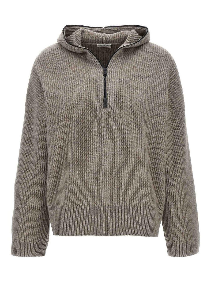 Brunello Cucinelli Pull Col Rond - Monile