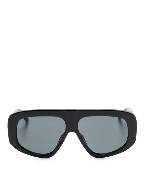 The Attico Lunettes De Soleil - Noir