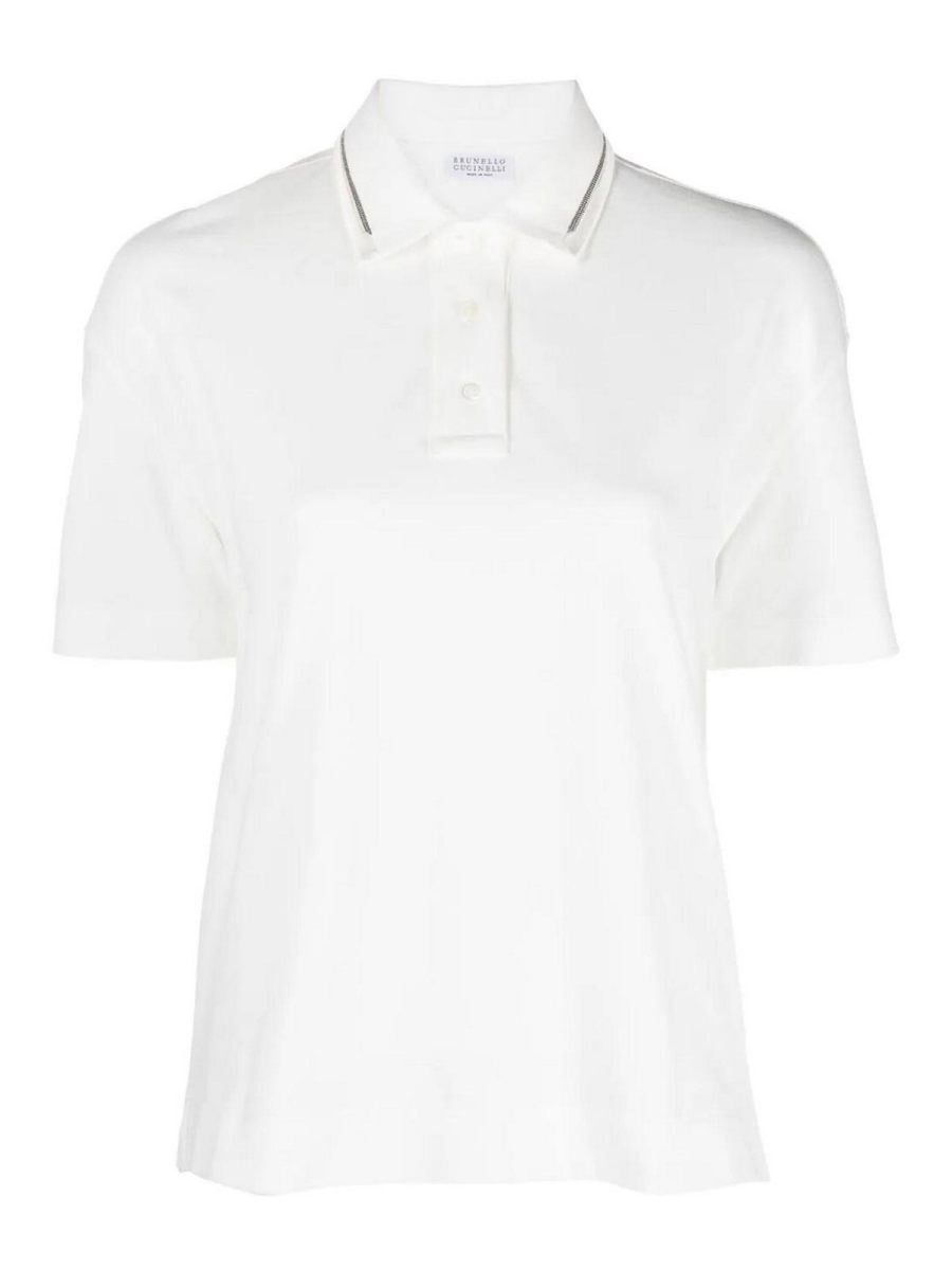 Brunello Cucinelli Polo - Crème