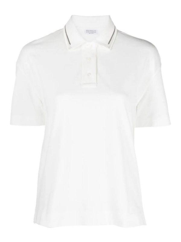 Brunello Cucinelli Polo - Crème