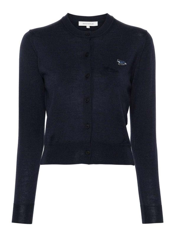 Maison Kitsuné Cardigan - Bleu