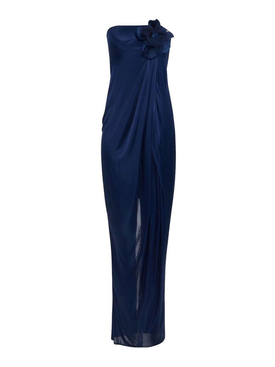Elisabetta Franchi Maxi Robe - Bleu