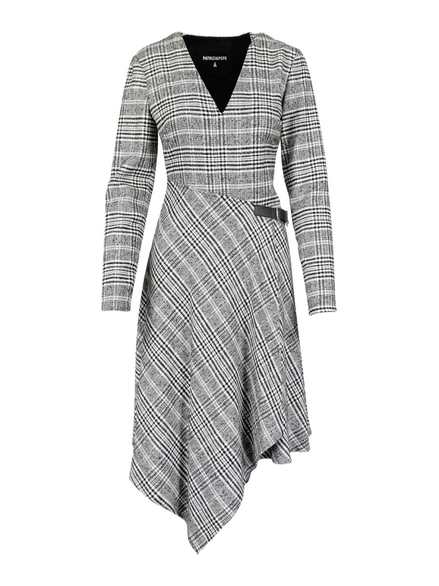 Patrizia Pepe Robe Au Genou - Gris