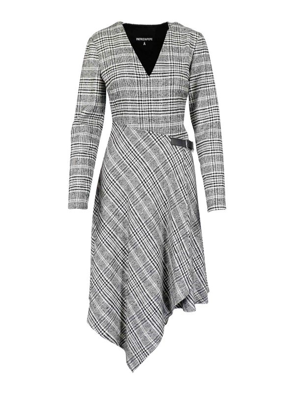 Patrizia Pepe Robe Au Genou - Gris