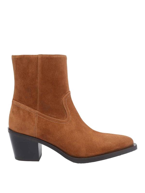 Stuart Weitzman Bottines - Marron