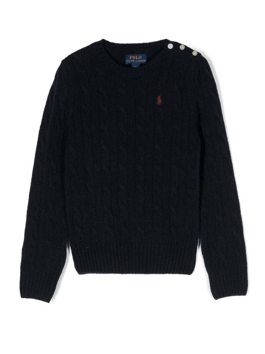 Polo Ralph Lauren Pull À Col V - Bleu