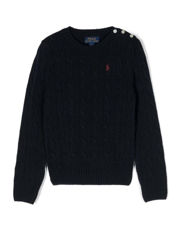 Polo Ralph Lauren Pull À Col V - Bleu