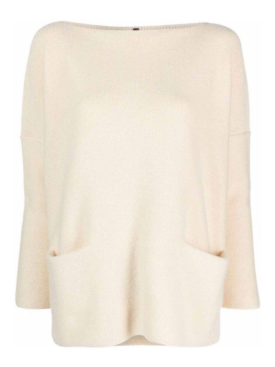 Daniela Gregis Pull Col Rond - Beig