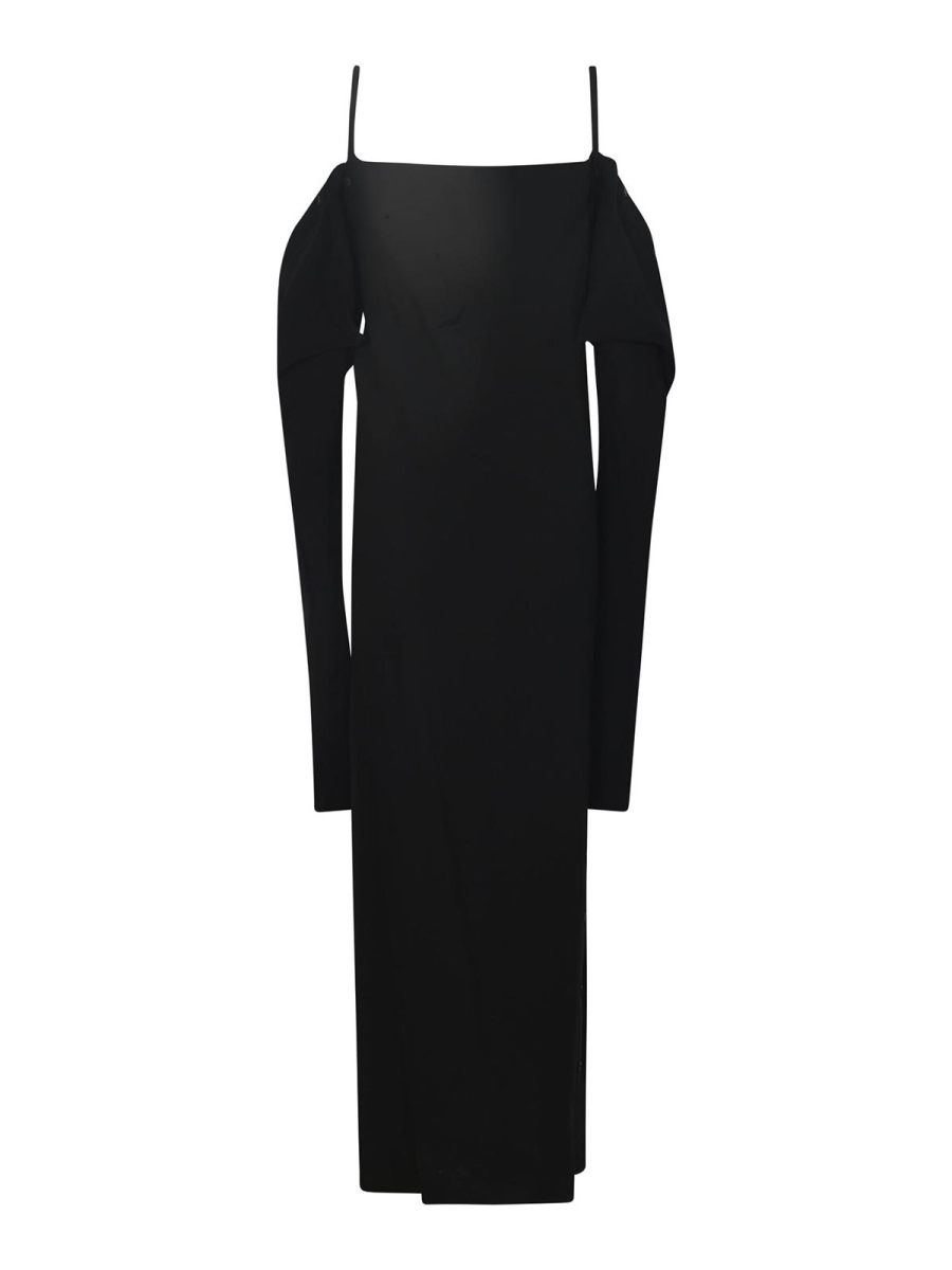 Setchu Robe Au Genou - Noir