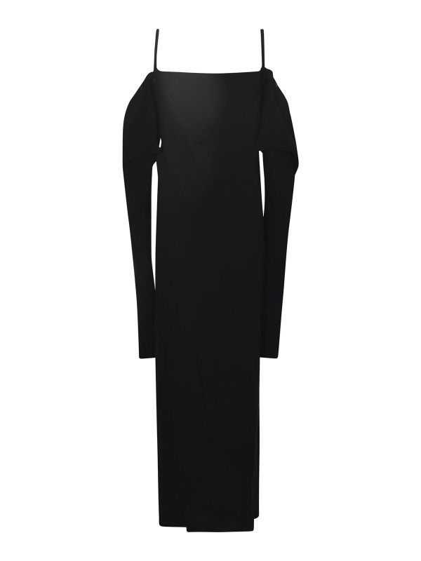 Setchu Robe Au Genou - Noir
