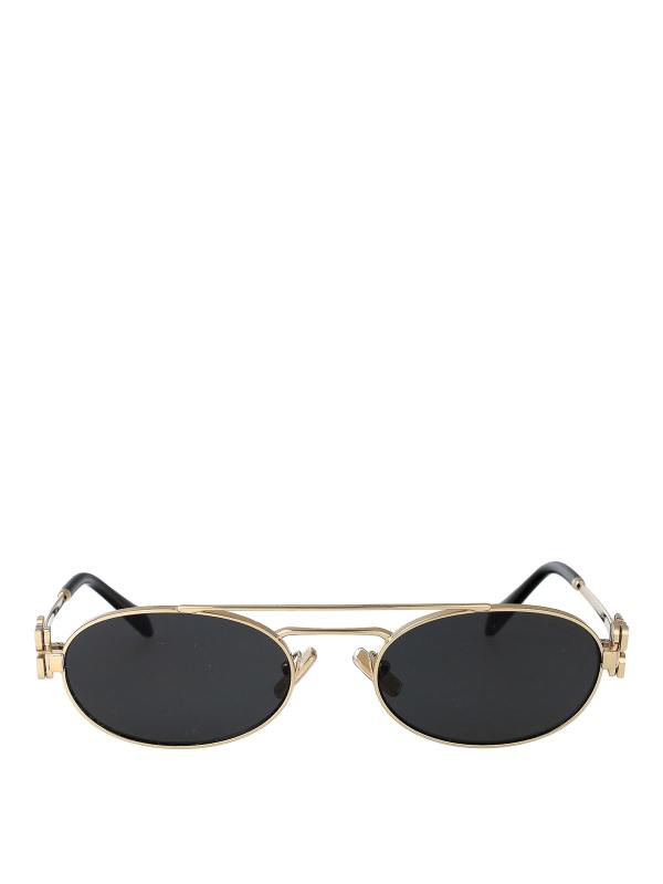 Miu Miu Lunettes De Soleil - Or