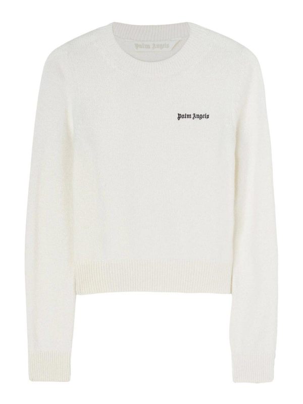 Palm Angels Pull Col Rond - Noir
