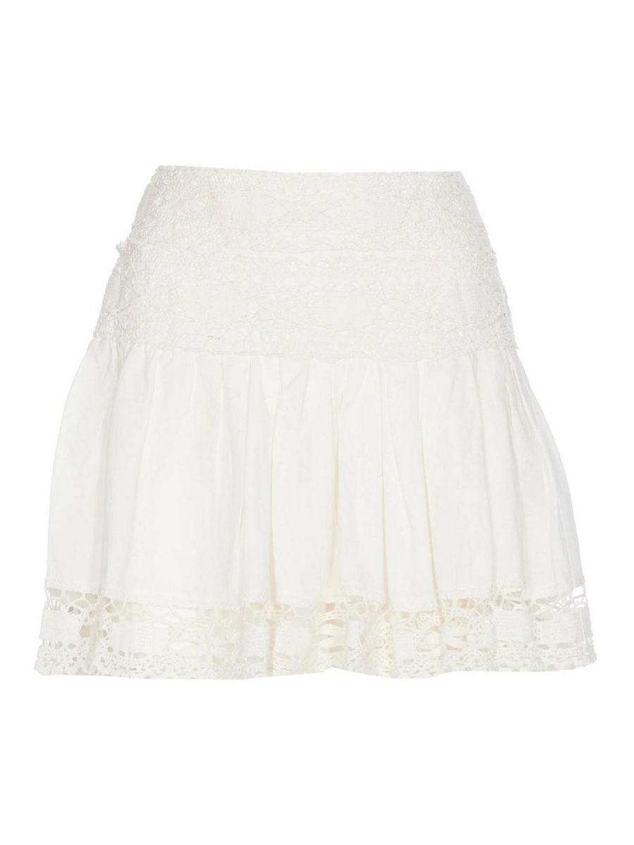Isabel Marant Etoile Jupe Midi - Blanc