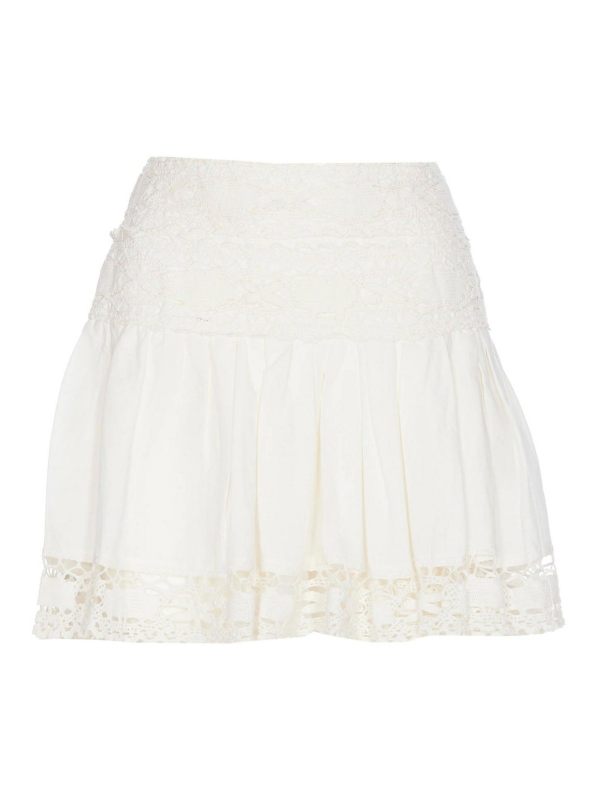 Isabel Marant Etoile Jupe Midi - Blanc