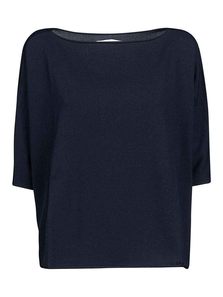 Liviana Conti Pull Col Rond - Bleu