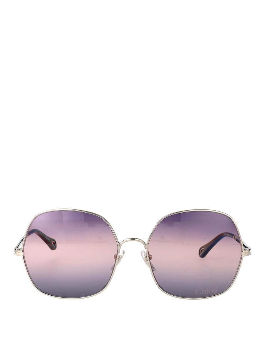 Chloe' Lunettes De Soleil - Argent