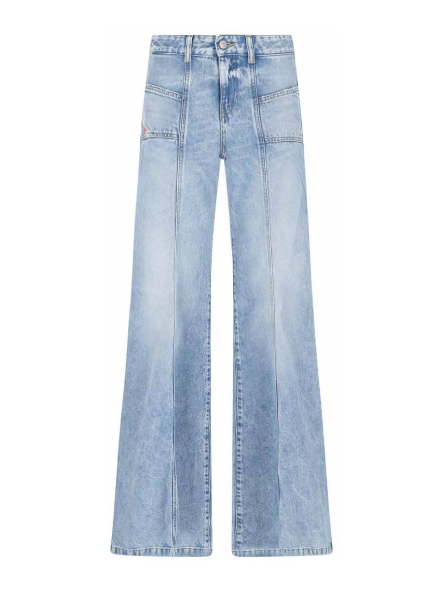 Diesel Jean Droit - Bleu