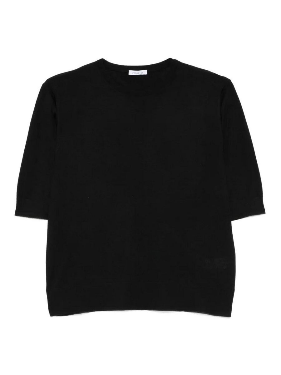 Malo Pull Col Rond - Noir