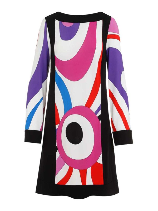 Emilio Pucci Robe Courte - Blanc