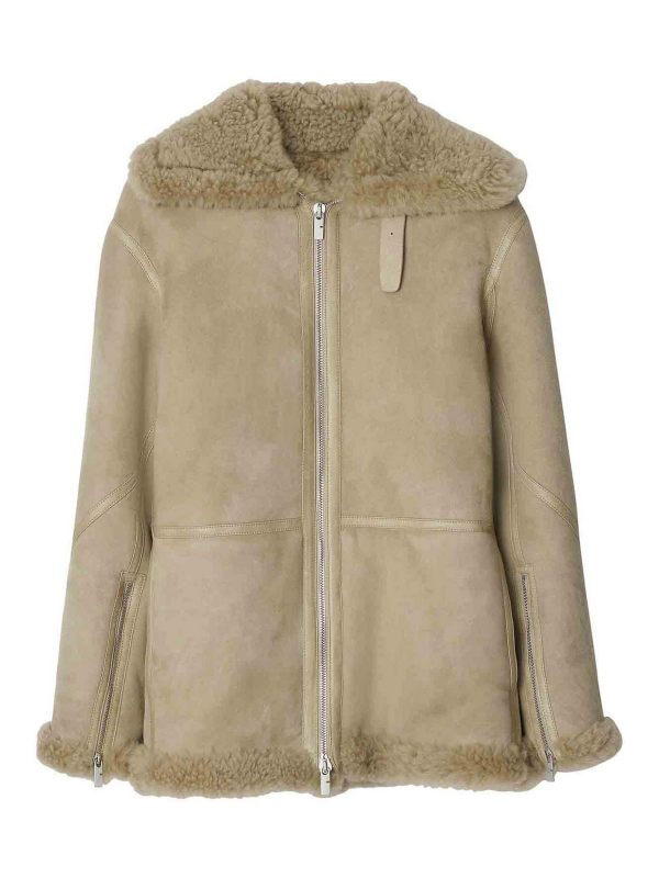 Burberry Manteau Court - Beige