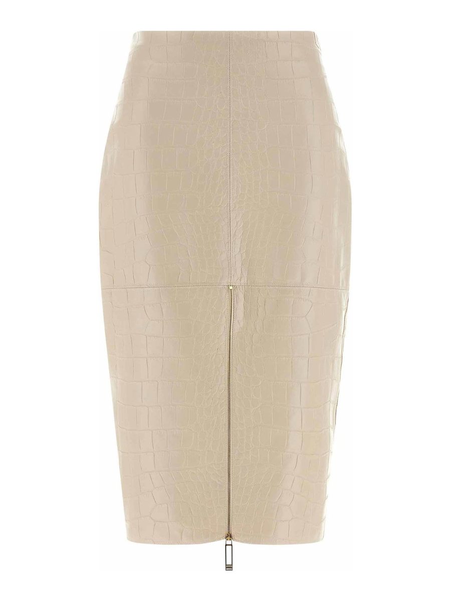 Elisabetta Franchi Jupe Midi - Blanc