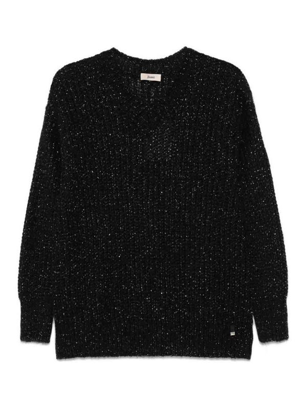 Herno Pull Col Bateau - Noir
