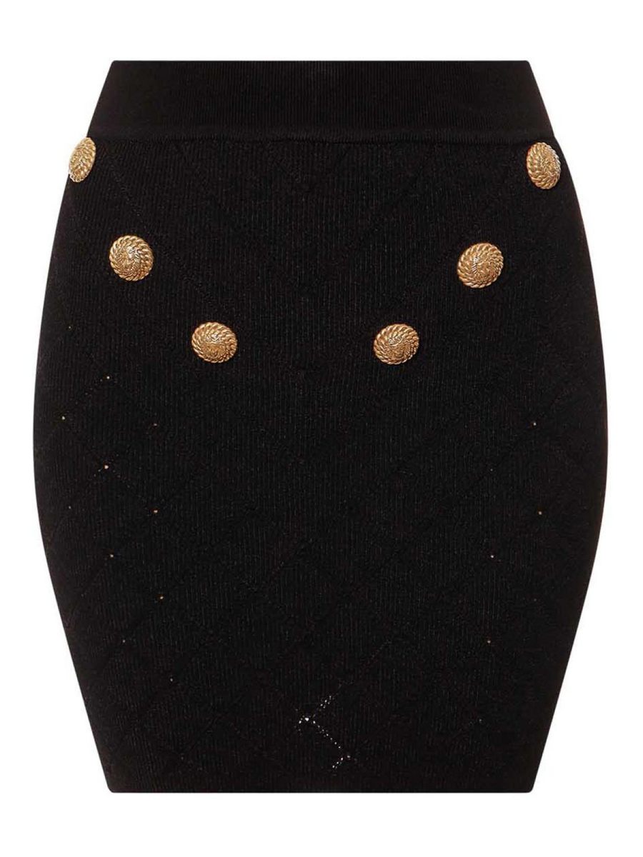 Balmain Mini Jupe - Noir