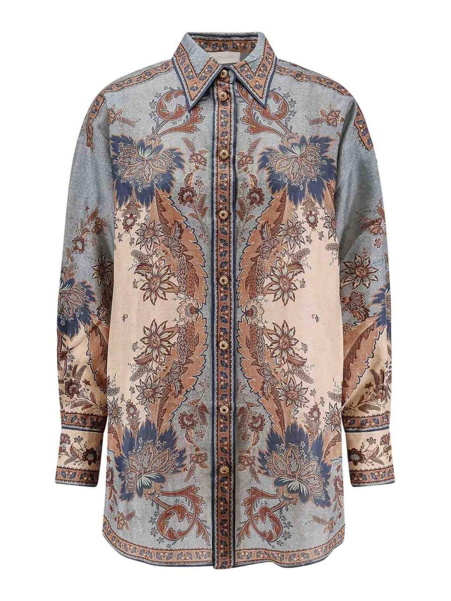 Zimmermann Chemise - Bleu