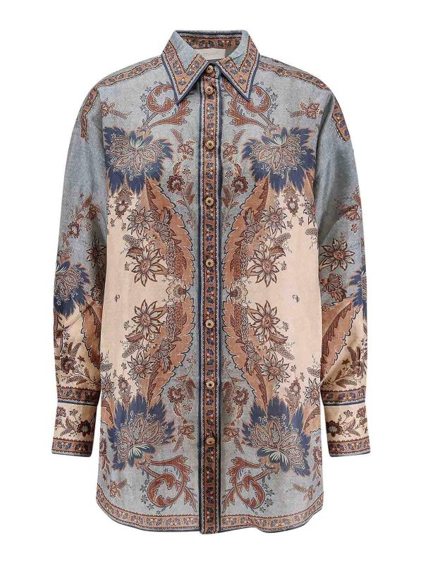 Zimmermann Chemise - Bleu