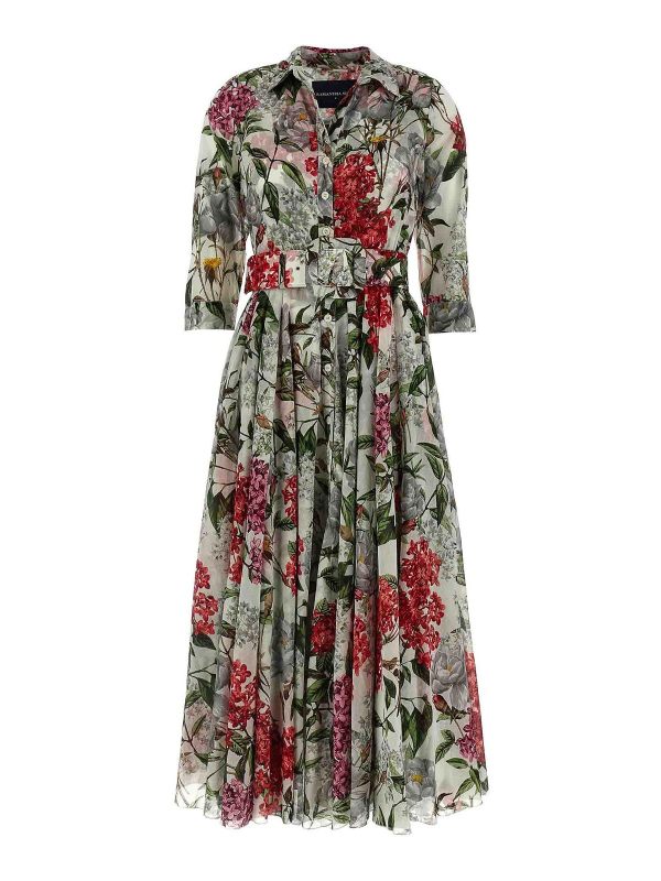 Samantha Sung Robe Au Genou - Multicolore