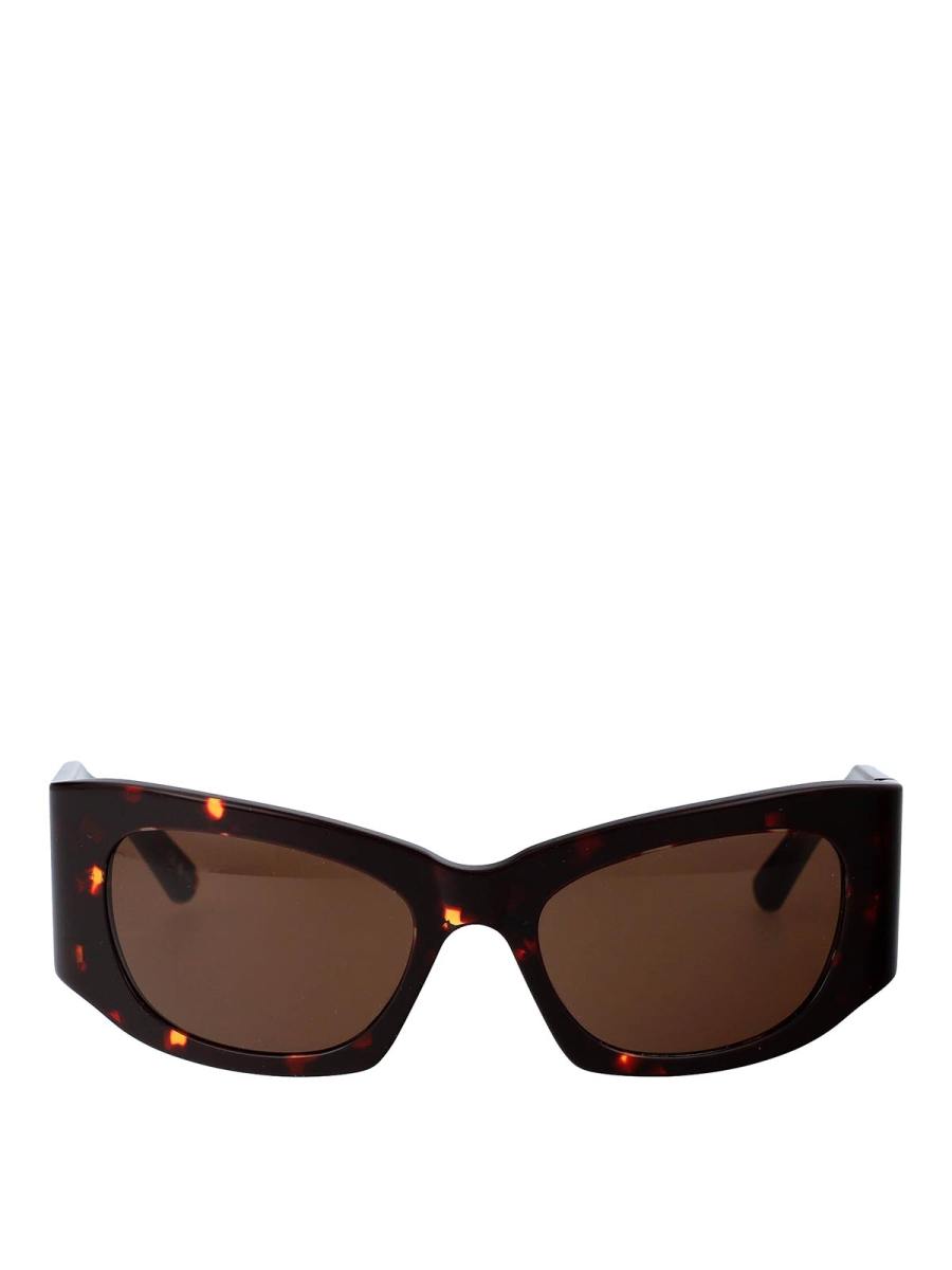 Balenciaga Lunettes De Soleil - Marron