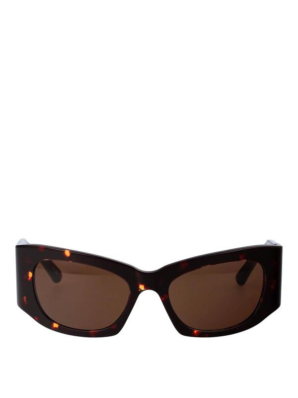 Balenciaga Lunettes De Soleil - Marron