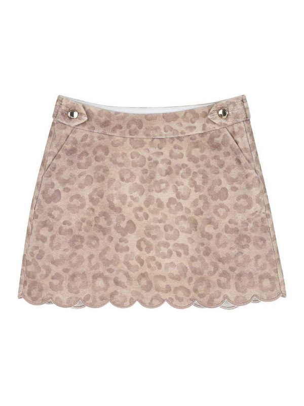 Chloe' Robe Au Genou - Beige