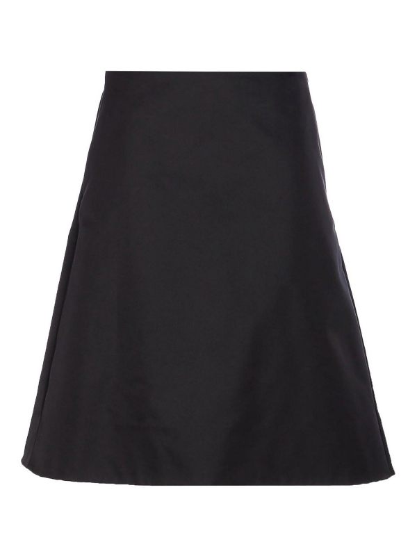 Alexander Mcqueen Jupe Midi - Noir