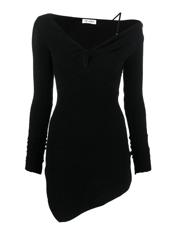 The Attico Pull Col Rond - Noir