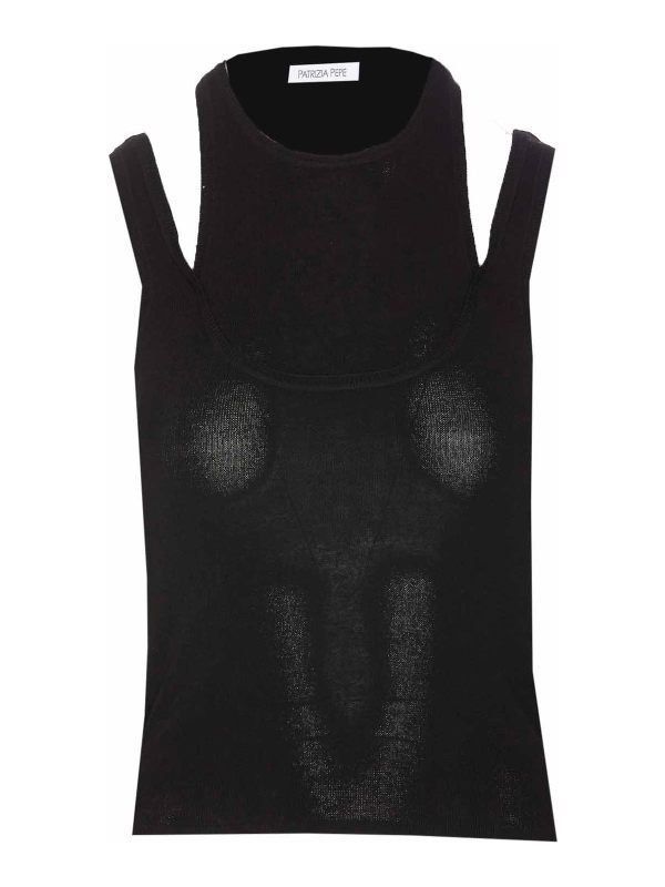 Patrizia Pepe Top - Noir